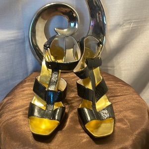 Michael Kors Carla Brown platform sandals